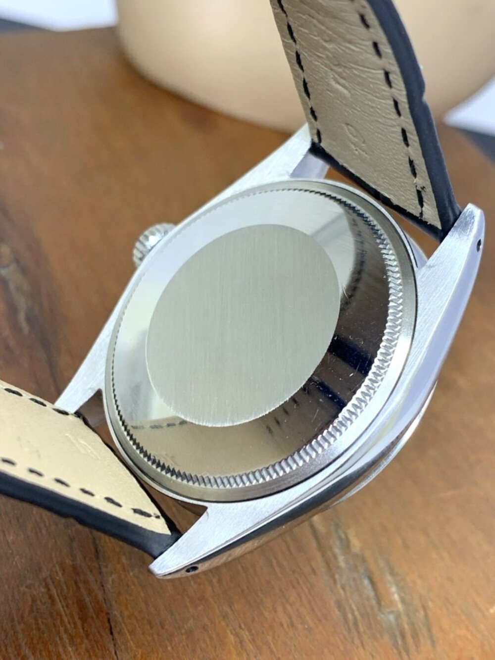 Rolex Oyster Perpetual Date 1500 Men's Watch Swiss Automatic 1969 Silver Dial - Picture 6 of 13